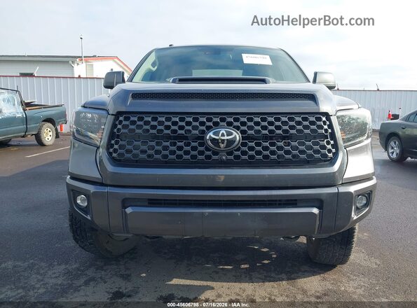 5TFDY5F15KX836212 2019 TOYOTA TUNDRA Gray Front view