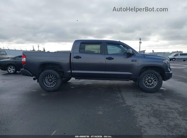 5TFDY5F15KX836212 2019 TOYOTA TUNDRA Gray Rear interior view