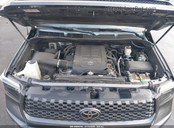 5TFDY5F15KX836212 2019 TOYOTA TUNDRA Gray Rear view