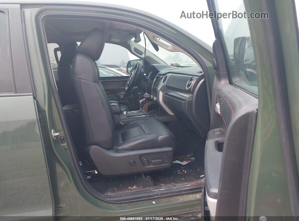 5TFDY5F15LX884455 2020 TOYOTA TUNDRA Green წინა სალონის ხედი