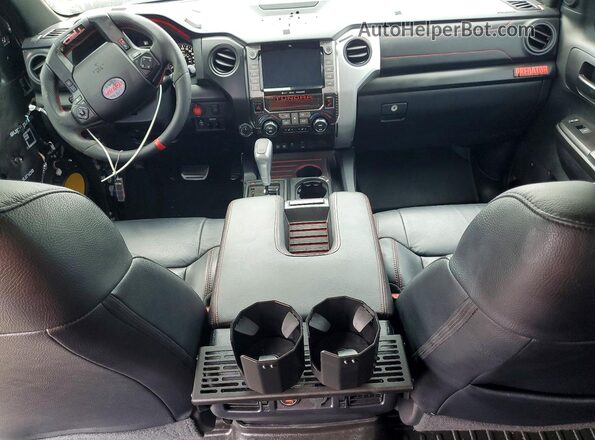 5TFDY5F15MX026579 2021 TOYOTA TUNDRA Gray Առջևի վահանակի տեսք