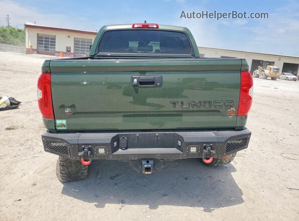 5TFDY5F15MX963836 2021 TOYOTA TUNDRA Green უკანა ხედი