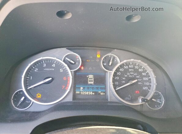 5TFDY5F16GX506859 2016 TOYOTA TUNDRA Silver Vista del cuadro de instrumentos