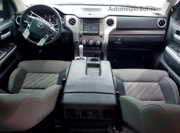 5TFDY5F16JX694726 2018 TOYOTA TUNDRA Gray Dashboard view