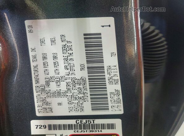 5TFDY5F16MX968057 2021 TOYOTA TUNDRA Gray Շարժիչի բաժամունքի տեսք