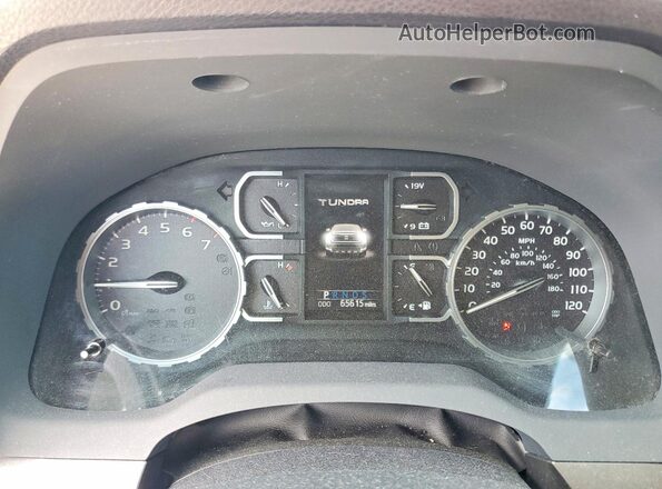 5TFDY5F17KX836079 2019 TOYOTA TUNDRA Gray ხელსაწყოთა პანელის ხედი