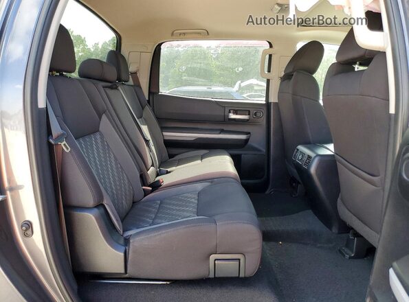 5TFDY5F17KX836079 2019 TOYOTA TUNDRA Gray უკანა სავარძლების ხედი
