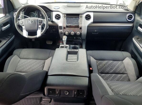 5TFDY5F17KX836079 2019 TOYOTA TUNDRA Gray წინა პანელის ხედი
