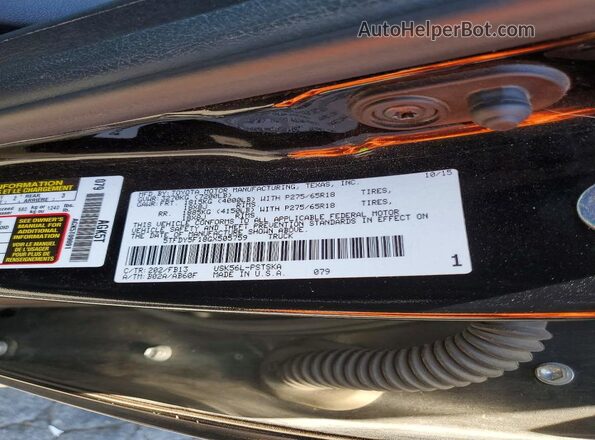 5TFDY5F18GX505759 2016 TOYOTA TUNDRA Black Вид підкапотного простору