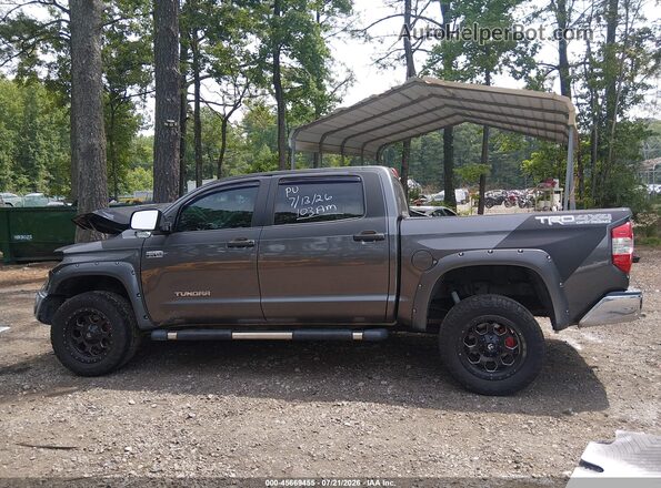 5TFDY5F18HX595013 2017 TOYOTA TUNDRA Gray უკანა სალონის ხედი
