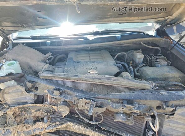 5TFDY5F19LX900320 2020 TOYOTA TUNDRA Black Widok wnętrza z tyłu