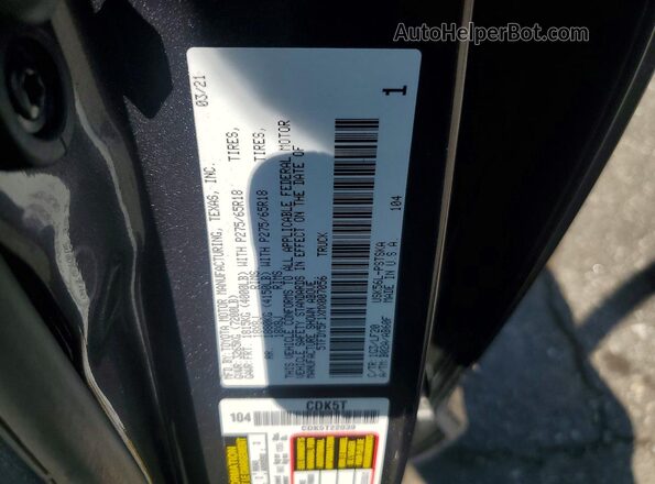 5TFDY5F1XMX007056 2021 TOYOTA TUNDRA Gray Շարժիչի բաժամունքի տեսք