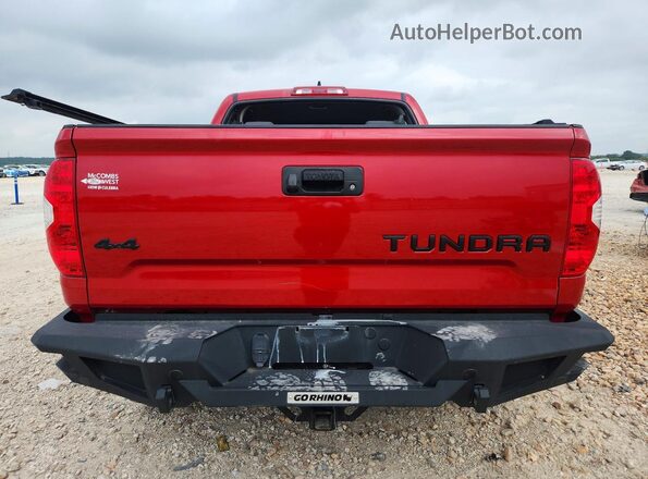 5TFDY5F1XMX989168 2021 TOYOTA TUNDRA Red უკანა ხედი