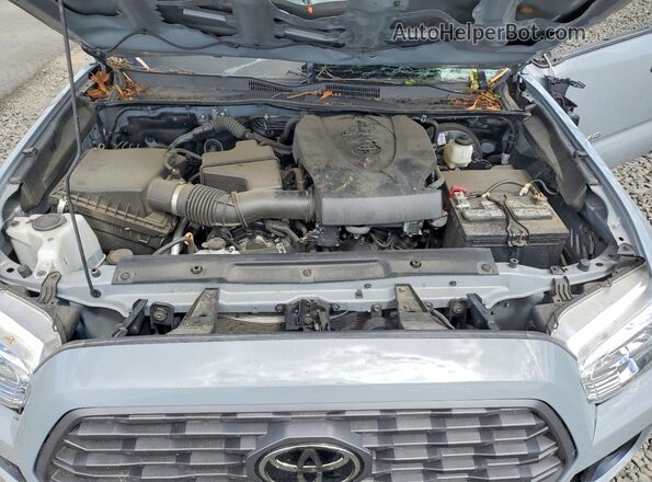 5TFDZ5BN9MX067254 2021 TOYOTA TACOMA Серый Вид задней части салона