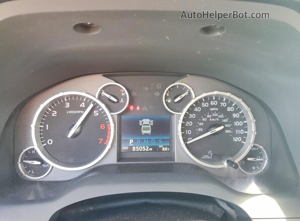 5TFEM5F10HX114073 2017 TOYOTA TUNDRA Black Widok zestawu wskaźników
