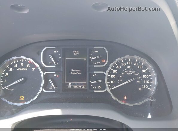 5TFEM5F14KX135421 2019 TOYOTA TUNDRA Белый Вид задних сидений