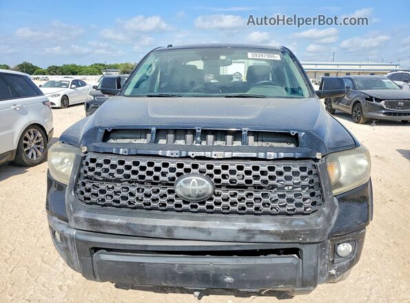 5TFEM5F17JX131958 2018 TOYOTA TUNDRA Black Widok z przodu