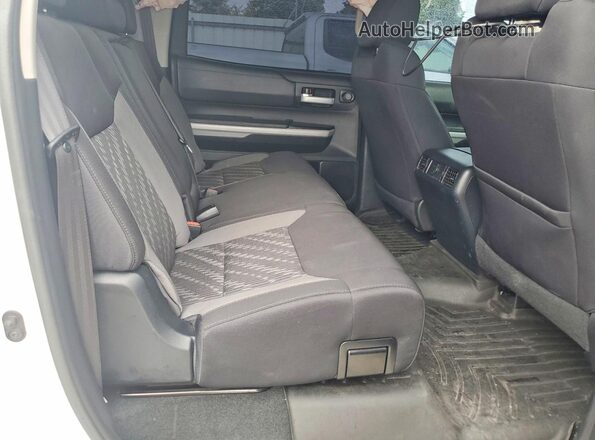 5TFEM5F17KX135591 2019 TOYOTA TUNDRA Белый Вид задних сидений