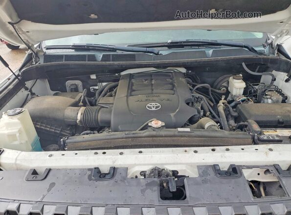 5TFEM5F17KX135591 2019 TOYOTA TUNDRA Белый Вид задней части салона