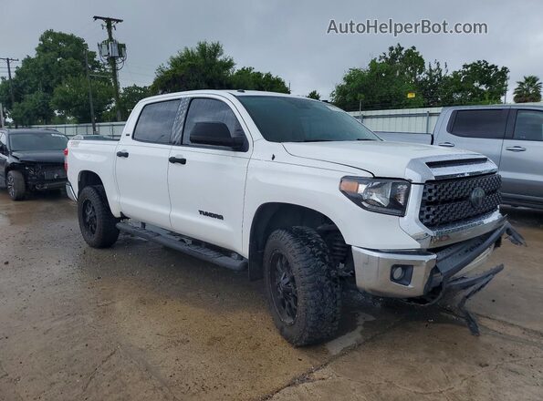 5TFEM5F17KX135591 2019 TOYOTA TUNDRA Белый Передняя правая четверть