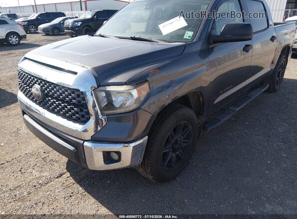 5TFEM5F19JX125837 2018 TOYOTA TUNDRA Gray Vista del cuadro de instrumentos