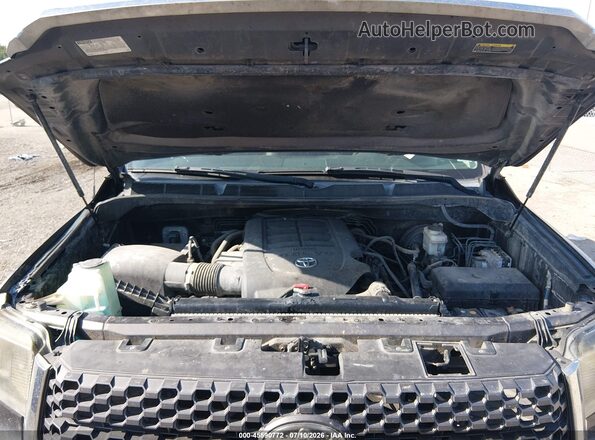 5TFEM5F19JX125837 2018 TOYOTA TUNDRA Gray Vista trasera