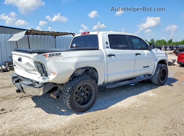 5TFEM5F19JX128091 2018 TOYOTA TUNDRA White Задня права чверть
