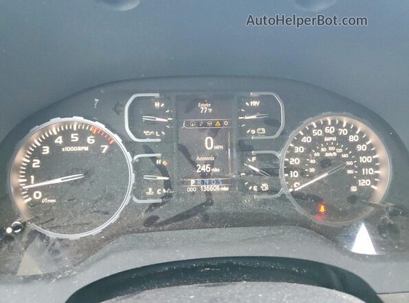 5TFEM5F19JX128091 2018 TOYOTA TUNDRA White Вид щитка приладів