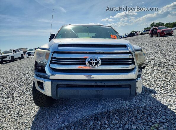 5TFEM5F1XGX096616 2016 TOYOTA TUNDRA Silver Front view