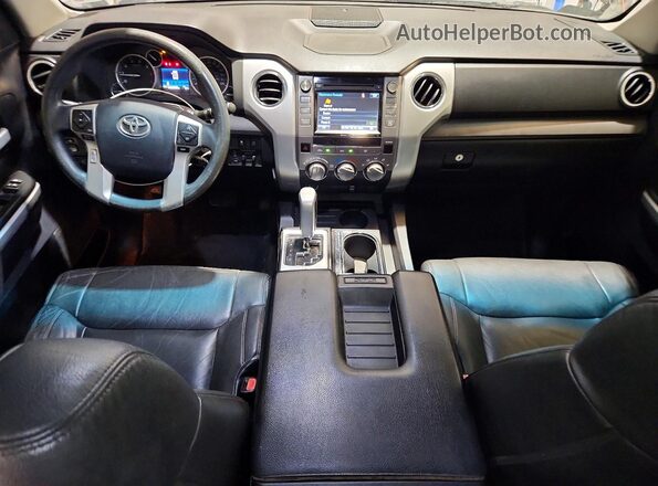 5TFEW5F16GX203137 2016 TOYOTA TUNDRA Black Առջևի վահանակի տեսք