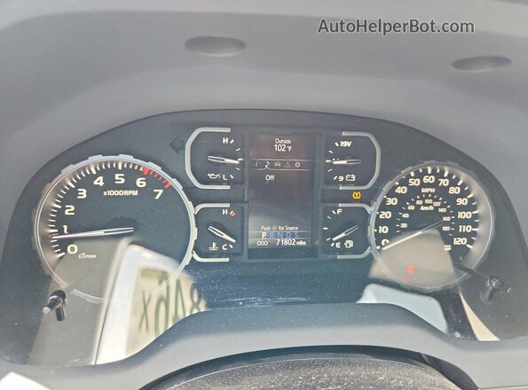 5TFEY5F12JX239389 2018 TOYOTA TUNDRA Silver Instrument cluster view
