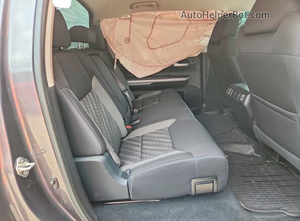 5TFEY5F13JX238610 2018 TOYOTA TUNDRA Charcoal Вид задніх сидінь