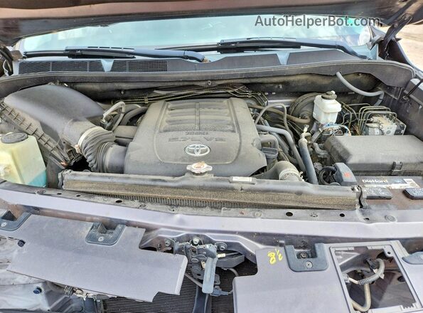 5TFEY5F13JX238610 2018 TOYOTA TUNDRA Charcoal Вид задньої частини салону