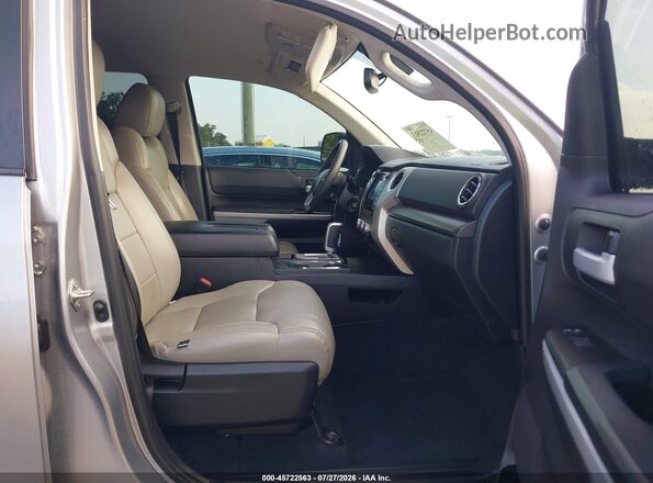 5TFEY5F18MX272174 2021 TOYOTA TUNDRA Silver Front interior view
