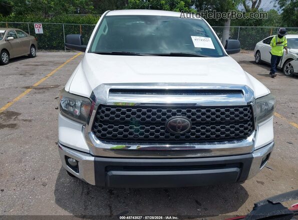 5TFEY5F18MX287984 2021 TOYOTA TUNDRA White Вид щитка приладів
