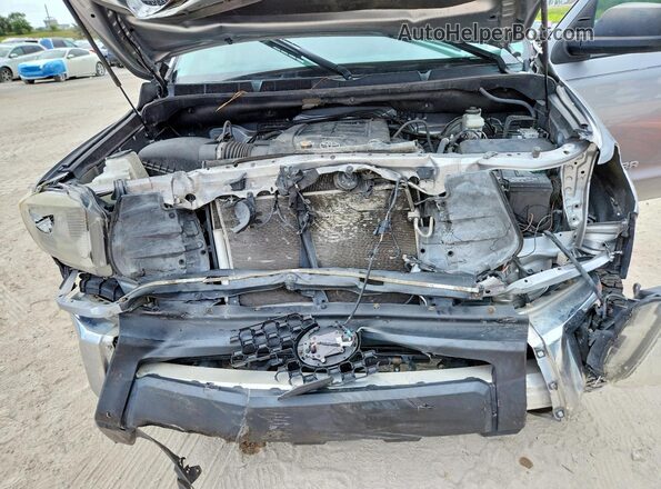 5TFEY5F19LX263000 2020 TOYOTA TUNDRA Silver Rear interior view