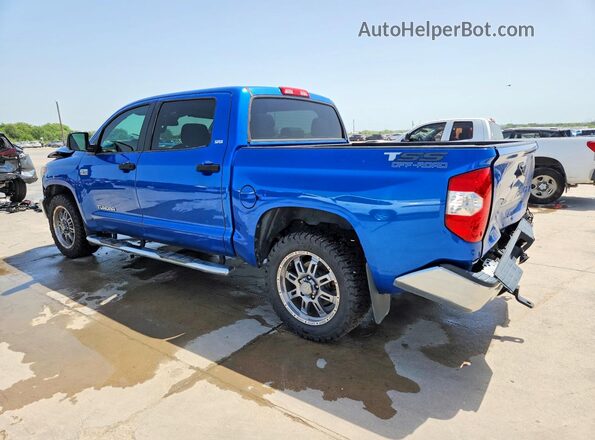 5TFEY5F1XJX232934 2018 TOYOTA TUNDRA Blue Rear left