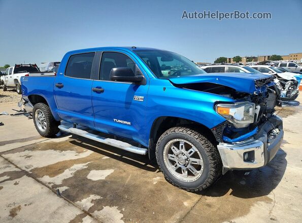 5TFEY5F1XJX232934 2018 TOYOTA TUNDRA Blue Front right