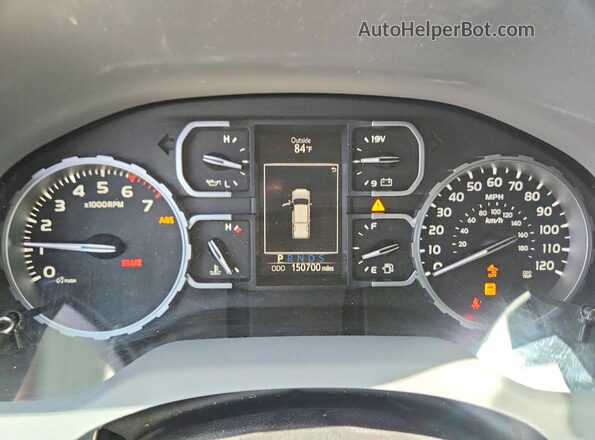 5TFEY5F1XJX232934 2018 TOYOTA TUNDRA Blue Instrument cluster view