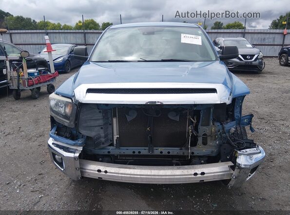 5TFEY5F1XMX277182 2021 TOYOTA TUNDRA Blue Սալոնի հետևի տեսք