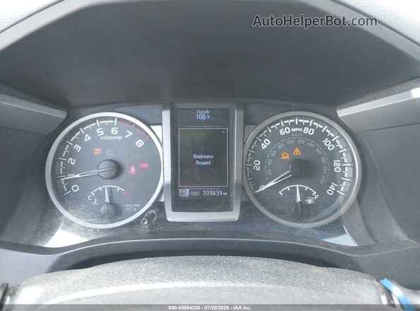 5TFEZ5CN5HX041775 2017 TOYOTA TACOMA White უკანა სავარძლების ხედი