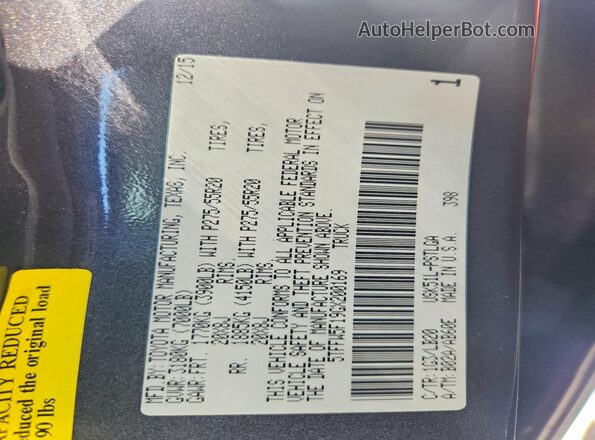 5TFFW5F19GX200169 2016 TOYOTA TUNDRA Gray Engine compartment view