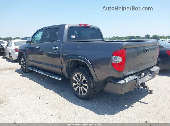 5TFFY5F10JX243252 2018 TOYOTA TUNDRA Gray Հետևի ձախ
