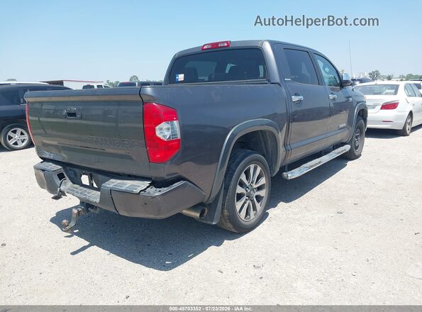 5TFFY5F10JX243252 2018 TOYOTA TUNDRA Gray Հետևի աջ