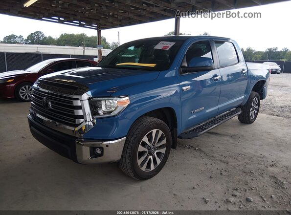 5TFFY5F11MX290066 2021 TOYOTA TUNDRA Blue Vista tres cuartos delantera izquierda