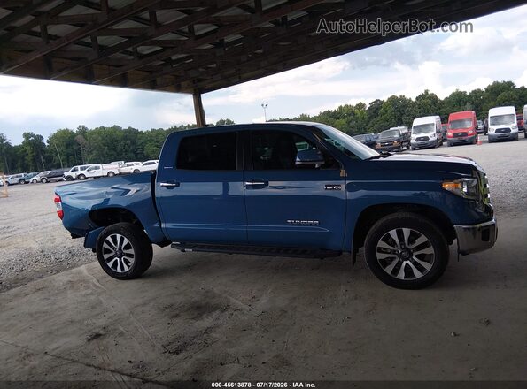 5TFFY5F11MX290066 2021 TOYOTA TUNDRA Blue Vista interior trasera