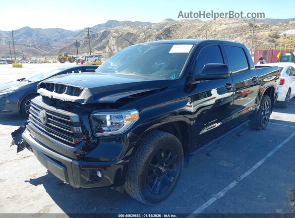 5TFFY5F14MX280566 2021 TOYOTA TUNDRA Черный Передняя левая четверть