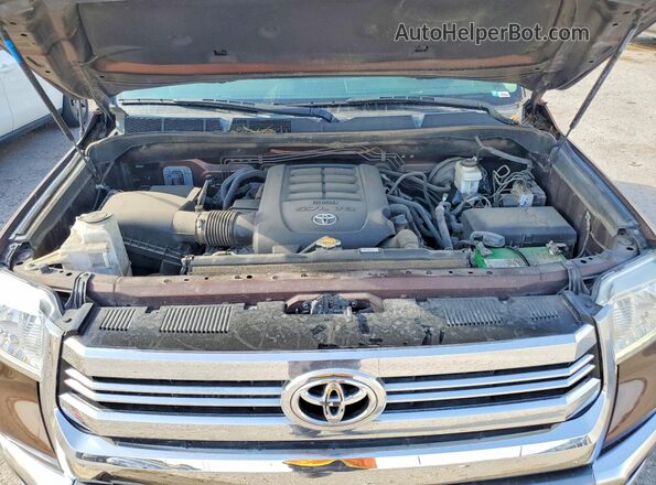 5TFGW5F1XGX203358 2016 TOYOTA TUNDRA Brown Vista interior trasera