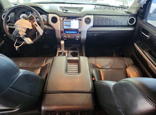 5TFGY5F11LX267194 2020 TOYOTA TUNDRA Silver Вид панелі приладів