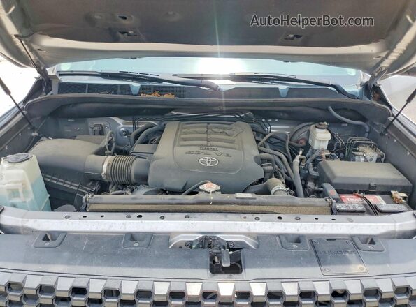 5TFGY5F13MX288307 2021 TOYOTA TUNDRA Серебряный Вид задней части салона